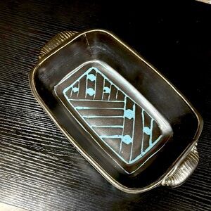 Studio pottery made casserole dish